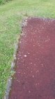 Tartanbahn auf dem Schulsportplatz vor der Sanierung<br><small>Hans Brendle</smalll>