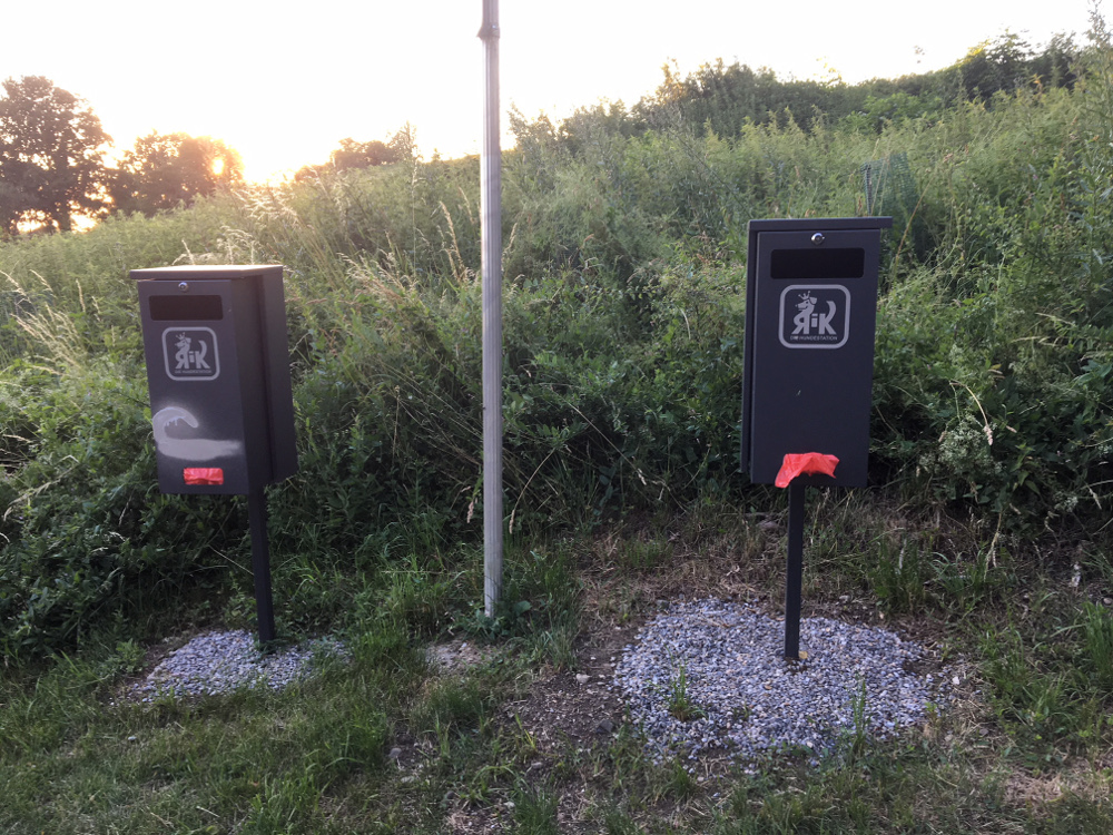 Hundetoilette in Röfingen beim Eichenkreuz; Foto © Josef Schuler